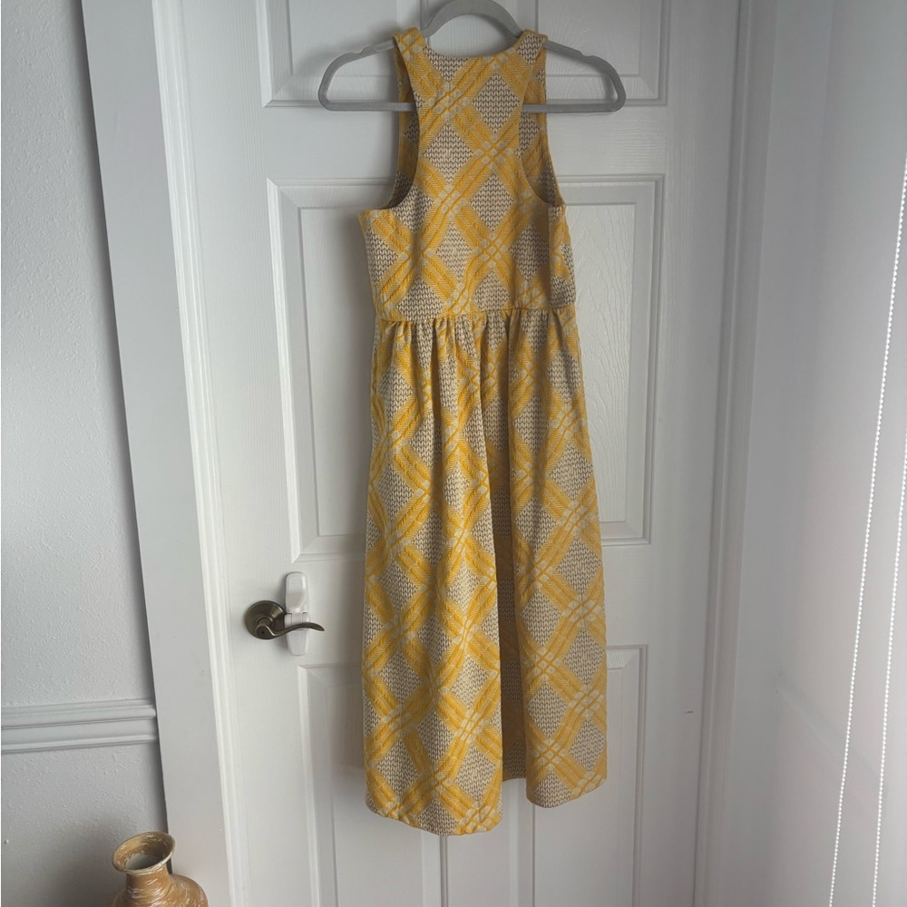 DRA Yellow and White  Dress - Picture 2 of 4
